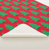 Niedlicher Weihnachtsbaum Sherpadecke (3/4)