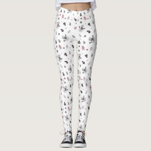 Niedlicher Weihnachtsbaum Snowman Candy Cane Patte Leggings