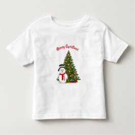 Niedlicher Weihnachtsbaum-T - Shirt für Kleinkinde