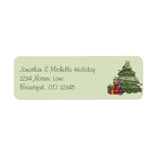 Niedlicher Weihnachtsbaum und Geschenke Weihnachts (Vorne)