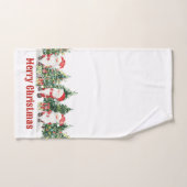 Niedlicher Weihnachtsbaum und Weihnachtsbaum Wasse Badhandtuch Set (Handtuch)