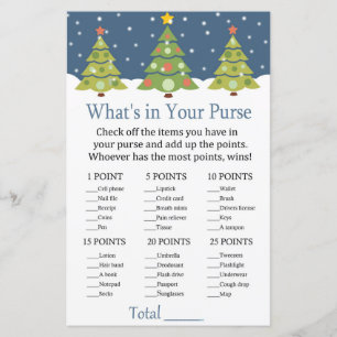 Niedlicher Weihnachtsbaum Was ist in deinem Handta