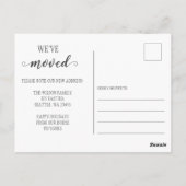 Niedlicher Weihnachtsbaum Wir haben Urlaub bewegt Postkarte (Rückseite)