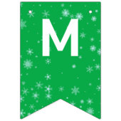 Niedlicher Weihnachtsbaum Xmas Schnee Party Wimpelkette (Erste Fahne)