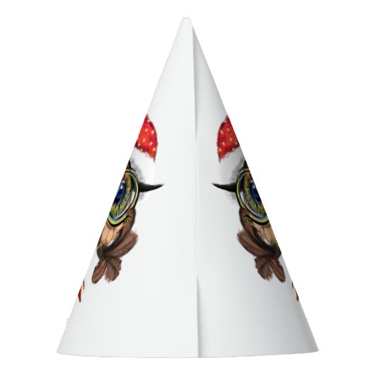 Niedlicher Weihnachtsbaumhut Party Partyhütchen (Rückseite)