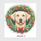 Niedlicher Weihnachtsbold Aufkleber (Blatt)