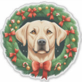 Niedlicher Weihnachtsbold Aufkleber (Vorderseite)