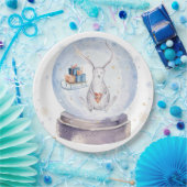 Niedlicher Weihnachtsbold Pappteller (Party)