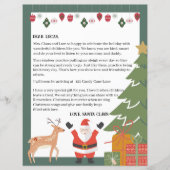 Niedlicher Weihnachtsbrief für Kinder (Vorderseite)