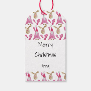 Niedlicher Weihnachtsbummel und Rentiere mit Hands Geschenkanhänger