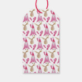 Niedlicher Weihnachtsbummel und Rentiere mit Hands Geschenkanhänger (Rückseite)