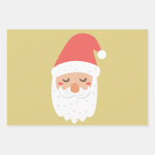 Niedlicher Weihnachtsbund Rot und Grün Geschenkpapier Set (Vorderseite 2)