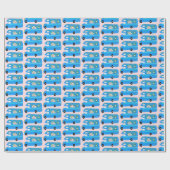 Niedlicher Weihnachtscamper Vintag Motorhome RV Xm Geschenkpapier (Flach)