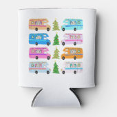 Niedlicher Weihnachtscampingplatz Vintag Motorhome Dosenkühler (Vorderseite)