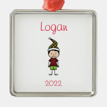 Niedlicher Weihnachtscharakter Personalisierte Kin