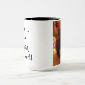 Niedlicher Weihnachtscollie, Olive das ANDERE Ren Tasse (Zentrum)