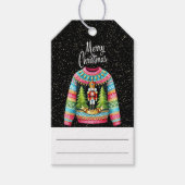 Niedlicher Weihnachtscrecker Ugly Christmas Sweate Geschenkanhänger (Vorderseite)