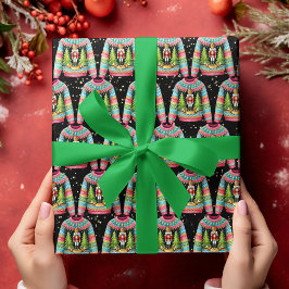 Niedlicher Weihnachtscrecker Ugly Christmas Sweate Geschenkpapier