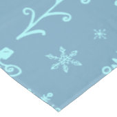 Niedlicher Weihnachtsdoodle Zeichnend Illustration Tischdecke (Schrägansicht)