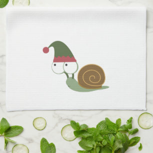 Niedlicher Weihnachtself Handtuch