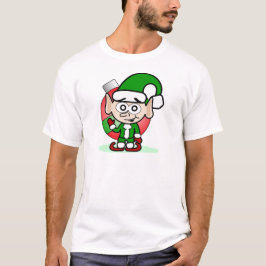 Niedlicher Weihnachtself Holiday Whimsical Cartoon T-Shirt