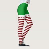 Niedlicher Weihnachtself Leggings (Rechts)
