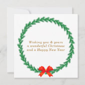 Niedlicher Weihnachtself mit Mandoline (Rückseite)