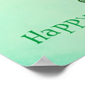 Niedlicher Weihnachtself Poster (Ecke)