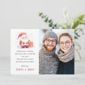 Niedlicher Weihnachtsfarbe Frohe Weihnachten Foto (Stehend Vorderseite)