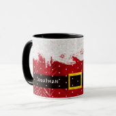 Niedlicher Weihnachtsfeiertag Anzug Tasse (Vorderseite Links)