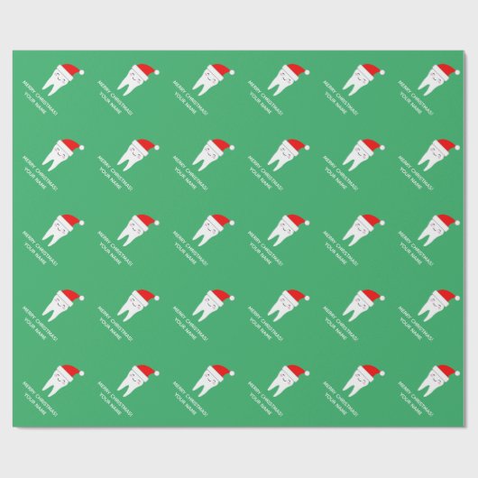 Niedlicher Weihnachtsfeiertag Cartoon individuelle Geschenkpapier (Flach)