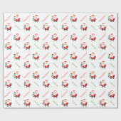 Niedlicher Weihnachtsfeiertag Geschenkpapier (Flach)