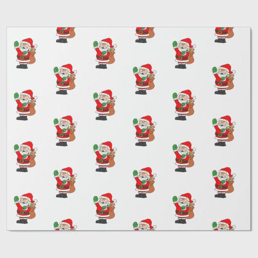 Niedlicher Weihnachtsfeiertag Geschenkpapier (Flach)