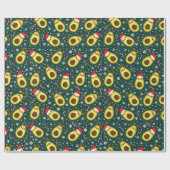 Niedlicher Weihnachtsfeiertag Geschenkpapier (Flach)