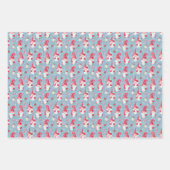 Niedlicher Weihnachtsfeiertag Geschenkpapier Set (Vorderseite)