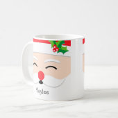 Niedlicher Weihnachtsfeiertag Kaffeetasse (Vorderseite Links)