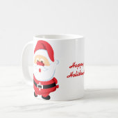 Niedlicher Weihnachtsfeiertag Kaffeetasse (Vorderseite Links)