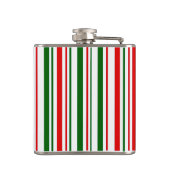 Niedlicher Weihnachtsfeiertag Mama Elf Flachmann (Rückseite)