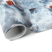 Niedlicher Weihnachtsfeiertag oder Geschenkpapier (Rolleneckpunkt)