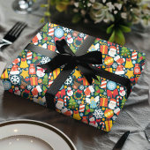 Niedlicher Weihnachtsfeiertag und Weihnachten - Ic Geschenkpapier