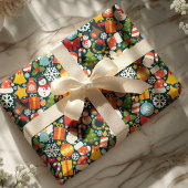 Niedlicher Weihnachtsfeiertag und Weihnachten - Ic Geschenkpapier