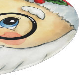 Niedlicher Weihnachtsfeiertag Wasserfarbe Weihnach Schneidebrett (Ecke)