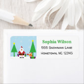 Niedlicher Weihnachtsfest Cartoon Santa Reindeer (Insitu)