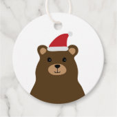 Niedlicher Weihnachtsfest, Feiertag Geschenkanhänger (Vorderseite)