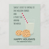 Niedlicher Weihnachtsfest Feiertagspostkarte (Vorderseite)