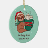 Niedlicher Weihnachtsfest Keramik Ornament (Rechts)