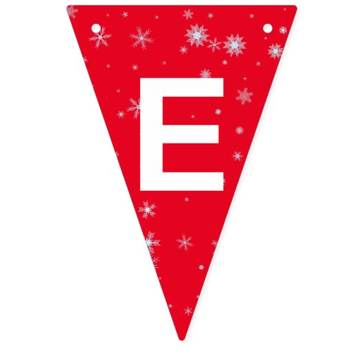 Niedlicher Weihnachtsfest Roter Fox Santa Scarf Wimpelkette (Zweite Fahne)