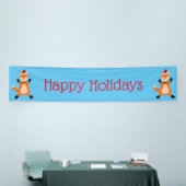Niedlicher Weihnachtsfox Custom Banner (Messeveranstaltung)