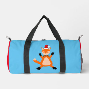 Niedlicher Weihnachtsfox Duffle Bag