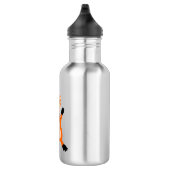 Niedlicher Weihnachtsfox Edelstahlflasche (Rechts)